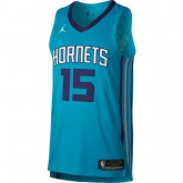 Maillot Kemba Walker Charlotte Hornets authentic Jordan association Bleu en soldes