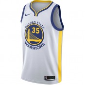 Soldes Maillot Kevin Durant Golden State Warriors Association Edition Swingman Blanc