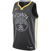 Maillot Kevin Durant Golden State Warriors Statement Edition Swingman Noir Boutique En Ligne