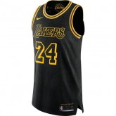 Maillot Kobe Bryant City Edition LA Lakers 24 Authentic Noir Vendre