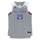 Maillot LeBron James All Star 2017 Replica adidas Gris Europe