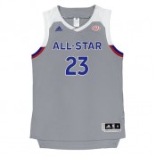 Maillot LeBron James All Star 2017 Replica adidas Gris Europe