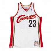 Maillot LeBron James Cleveland Cavaliers 2003-04 Authentic Mitchell&Ness Domicile Blanc Lyon