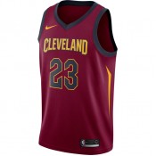 Maillot Lebron James Cleveland Cavaliers Icon Edition Swingman Rouge Vente En Ligne