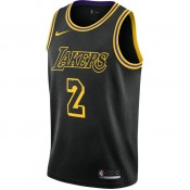 Maillot Lonzo Ball City Edition Swingman Los Angeles Lakers Noir soldes