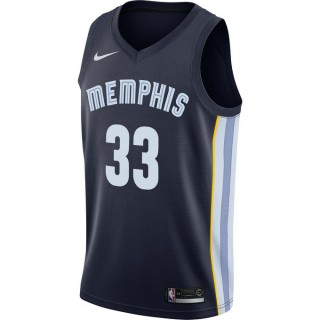 Maillot Marc Gasol Memphis Grizzlies Icon Edition Swingman Bleu Vendre Lyon