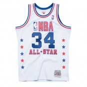 Maillot NBA All-Star Hakeem Olajuwon 1989 West Swingman Mitchell&Ness Blanc Promo Prix Paris