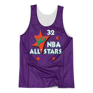 Paris Maillot NBA All-Star Shaquille ONeal 1995 East Reversible Mitchell&Ness Violet