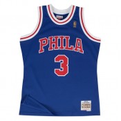 Maillot NBA Allen Iverson Philadelphia 76ers 1996-97 Swingman Mitchell&Ness Bleu Vendre Alsace