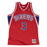 Maillot NBA Allen Iverson Philadelphia 76ers 1996-97 Swingman Mitchell&Ness Rouge en Promo