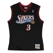 Acheter des Nouveau Maillot NBA Allen Iverson Philadelphia 76ers 2000-01 Swingman Mitchell&Ness Noir