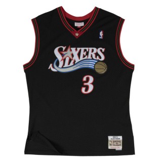 Acheter des Nouveau Maillot NBA Allen Iverson Philadelphia 76ers 2000-01 Swingman Mitchell&Ness Noir