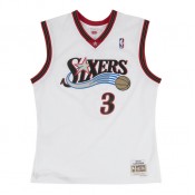 Maillot NBA Allen Iverson Philadelphia 76ers 2000-2001 Swingman Mitchell&Ness Blanc Ventes Privées