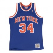 Maillot NBA Charles Oakley New York Knicks 1991-92 Swingman Mitchell&Ness Bleu à Petits Prix