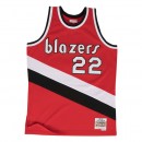 Maillot NBA Clyde Drexler Portland Trail Blazers 1983-84 Swingman Mitchell&Ness Rouge Prix En Gros