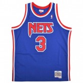 Maillot NBA Dražen Petrović New Jersey Nets 1992-93 Swingman Mitchell&Ness Bleu nouvelle