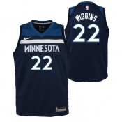 Maillot NBA Enfant Andrew Wiggins Minnesota Timberwolves Swingman Icon Bleu Rabais prix