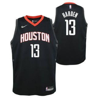 Maillot NBA Enfant James Harden Houston Rockets Swingman Statement Noir Achat à Prix Bas