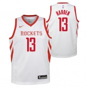 Maillot NBA Enfant James Harden Houston Rockets Swingman association Blanc Remise prix