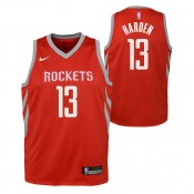 Rabais Maillot NBA Enfant James Harden Swingman Icon Rouge