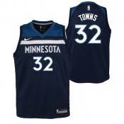 Officielle Maillot NBA Enfant Karl-Anthony Towns Minnesota Timberwolves Swingman Icon Bleu