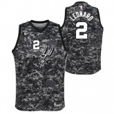 Acheter Nouveau Maillot NBA Enfant Kawhi Leonard City Edition SA Spurs Swingman Noir En Ligne