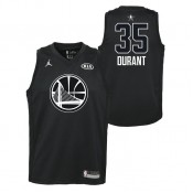 Maillot NBA Enfant Kevin Durant All Star Warriors Swingman Jordan Noir Bonnes Affaires