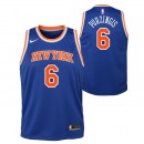 Maillot NBA Enfant Kristaps Porzingis NY Knicks Swingman Icon Bleu France Métropolitaine