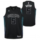 Maillot NBA Enfant Nicolas Batum City Edition Charlotte Hornets Swingman Jordan Noir Nouvelle