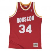 Nouvelle Collection Maillot NBA Hakeem Olajuwon Houston Rockets 1993-94 Road Swingman Mitchell&Ness Rouge