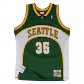 Solde Maillot NBA Kevin Durant Seattle Sonics 2007-08 Swingman Mitchell&Ness Vert