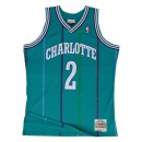 Maillot NBA Larry Johnson Charlotte Hornets 1992-93 Swingman Mitchell&Ness Bleu Promos Code