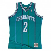 Maillot NBA Larry Johnson Charlotte Hornets 1992-93 Swingman Mitchell&Ness Bleu Promos Code