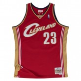 Vente Nouveau Maillot NBA LeBron James Cleveland Cavaliers 2003-04 Swingman Mitchell&Ness Rouge