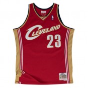 Vente Nouveau Maillot NBA LeBron James Cleveland Cavaliers 2003-04 Swingman Mitchell&Ness Rouge