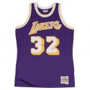 Paris Maillot NBA Magic Johnson LA Lakers 1984-85 Swingman Mitchell&Ness Violet