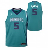 Authentique Maillot NBA Nicolas Batum Charlotte Hornets Swingman Icon Jordan Bleu