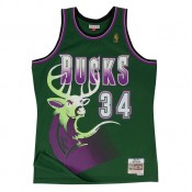 Maillot NBA Ray Allen Milwaukee Bucks 1996-97 Swingman Mitchell&Ness Vert Vendre Provence