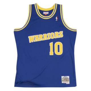 Mode Maillot NBA Tim Hardaway Warriors 1990-91 Swingman Mitchell&Ness Bleu