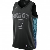 Prix Des Maillot Nicolas Batum City Edition Swingman (charlotte Hornets) Noir