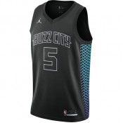 Prix Des Maillot Nicolas Batum City Edition Swingman (charlotte Hornets) Noir