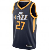 Boutique Maillot Rudy Gobert Utah Jazz Icon Edition Swingman Bleu En Ligne