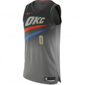 Maillot Russell Westbrook City Edition Oklahoma City Thunder Authentic Noir Magasin De Sortie