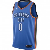 Maillot Russell Westbrook Oklahoma City Thunder Icon Edition Swingman Bleu Achat à Prix Bas