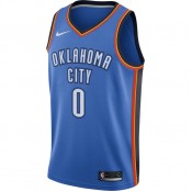 Maillot Russell Westbrook Oklahoma City Thunder Icon Edition Swingman Bleu Achat à Prix Bas