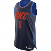 Prix Maillot Russell Westbrook Oklahoma City Thunder Statement Edition Authentic Bleu