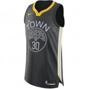 Prix Maillot Stephen Curry Golden State Warriors Statement Edition Authentic Noir