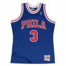 Mailot NBA Allen Iverson Philadelphia 76ers 1996-97 Swingman Mitchell&Ness Bleu Europe