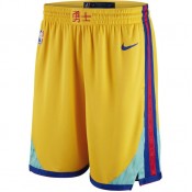 Achat Short City Edition Golden State Warriors Swingman Jaune