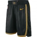 Short Los Angeles Lakers City Edition Swingman Noir en solde